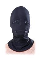 Ff Black Zipper Face Hood