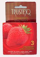 Strawberry Trustex Condom
