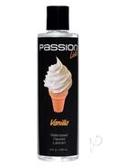 Passion Licks Flavor Lube Vanilla 8oz