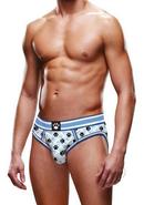 Prowler Blue Paw Open Brief Lg