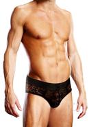 Prowler Black Lace Brief Md