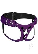 Strap U Bodice Dx Corset Harness Purple